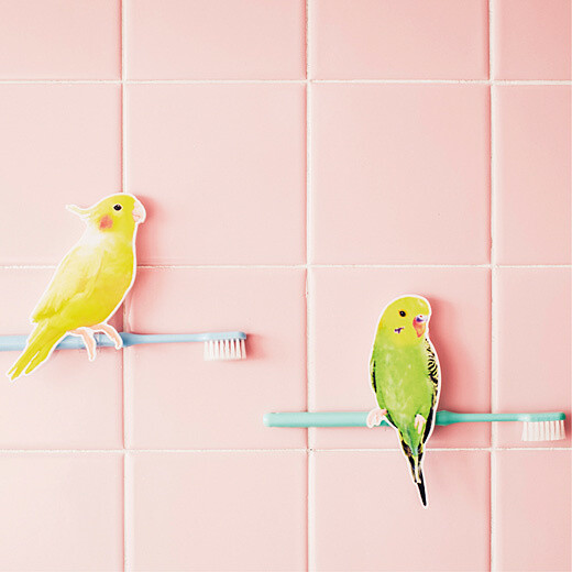 YOU+MORE! Recreate Cuteness of Parakeets as Pen Pouches! 9