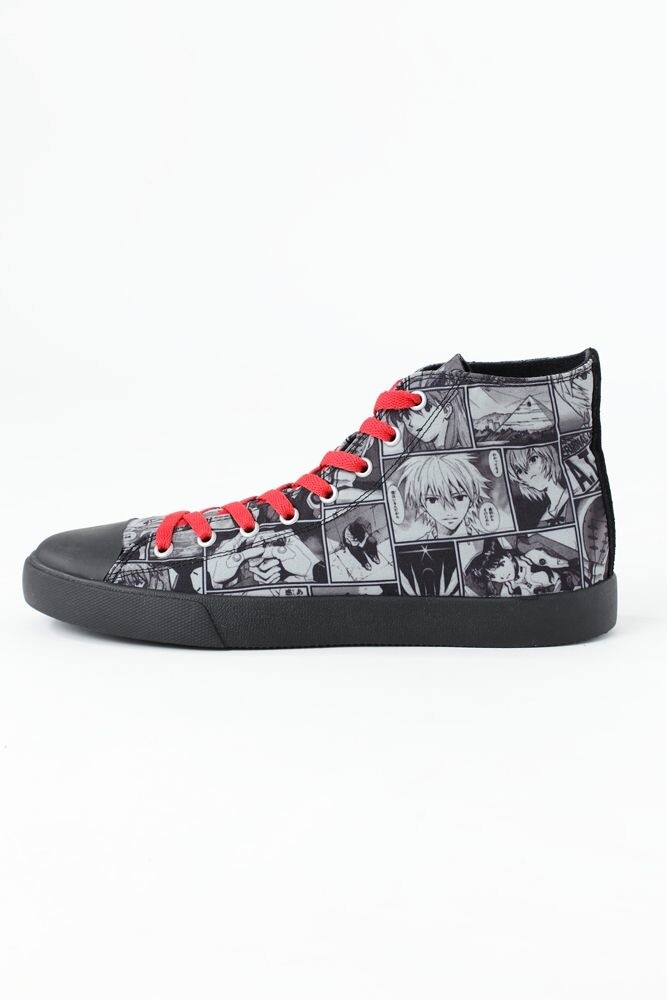 Release Confirmed for Limited Sneakers that Show Collage of Famous Scenes from Manga *Neon Genesis Evangelion* 2