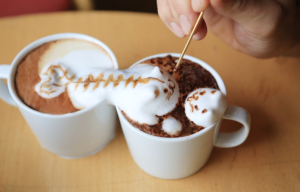 3D LATTE ART the ultimate shape of art to come - too cute to drink? 1