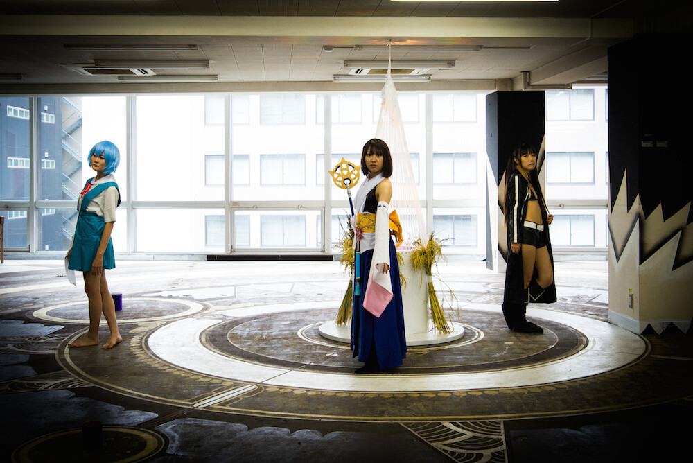 Dilapidated Building Becomes Temporary Museum: #BCTION Creates a World Interweaving Street Art and Cosplay 2