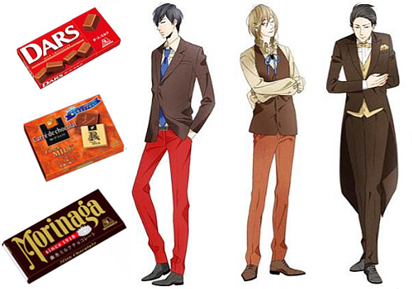 Japanese chocolates come to life as ikemen “hot guy” anime characters 1