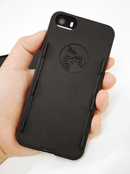 In use with the protective case only 6