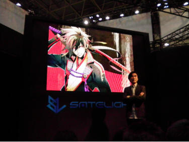 Director Shoji Kawamori at Satelight’s booth at TAF 2013 1