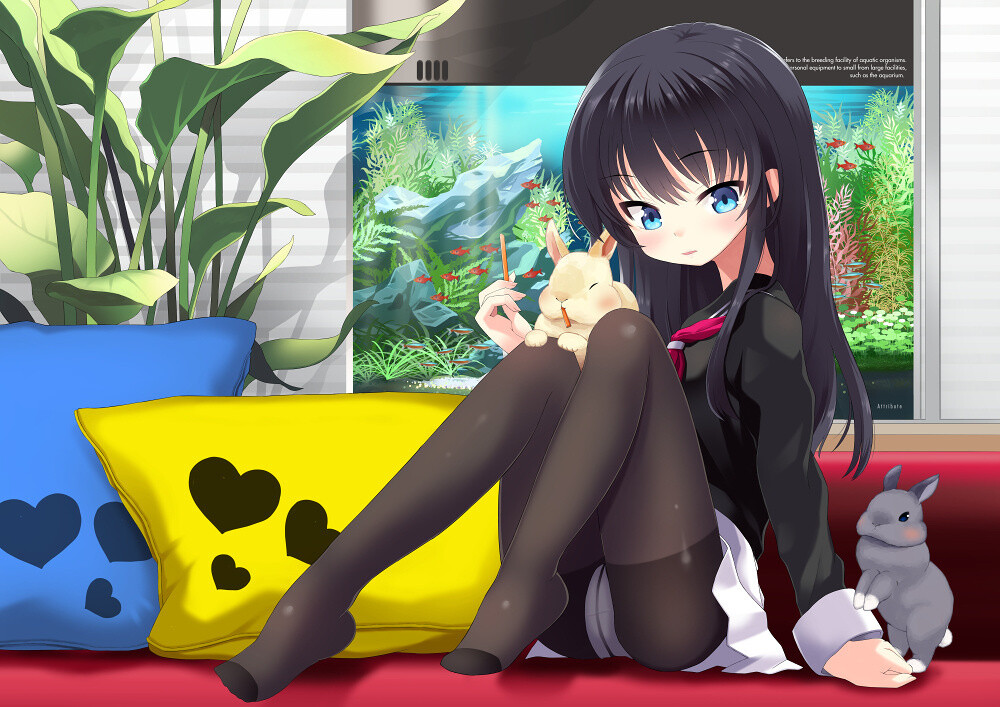 "Rabbits and a Girl" by atori 6