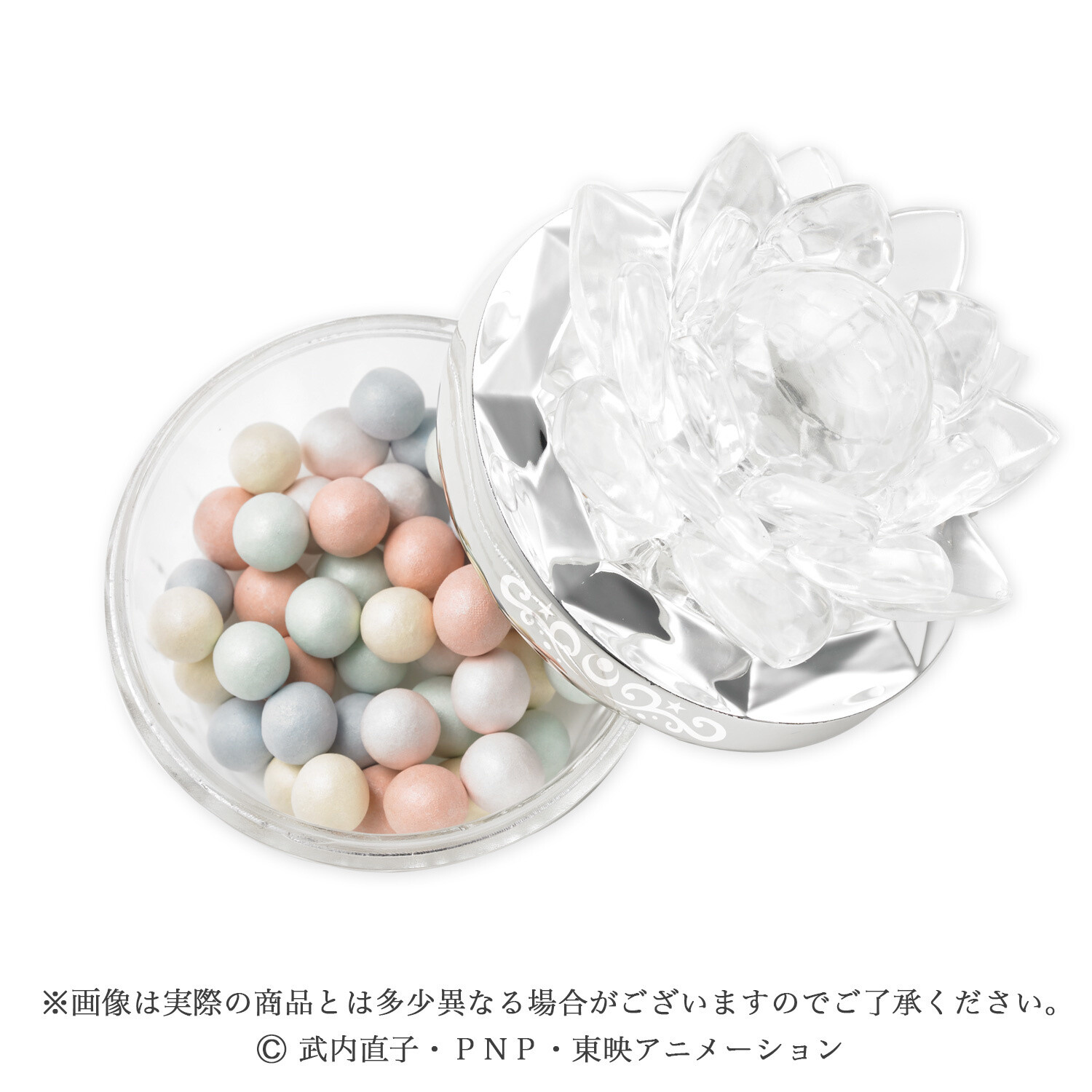 Beautiful Sailor Moon-Inspired Silver Crystal Face Powder Up For Preorder! 2