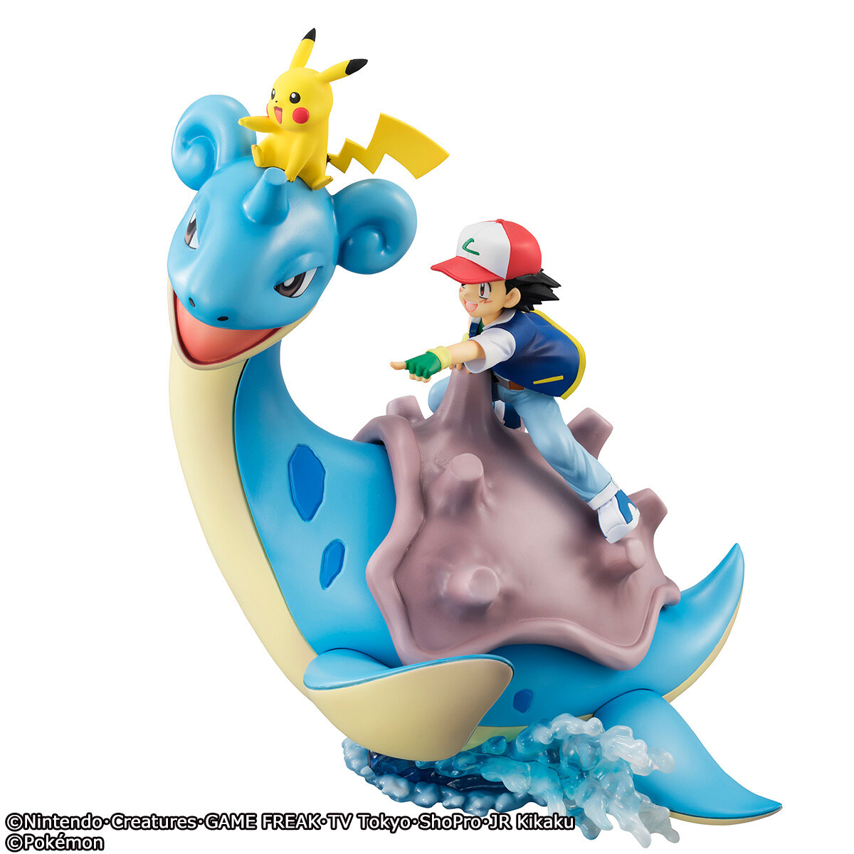 Ash and Pikachu Journey With Lapras in New G.E.M Figure! 3
