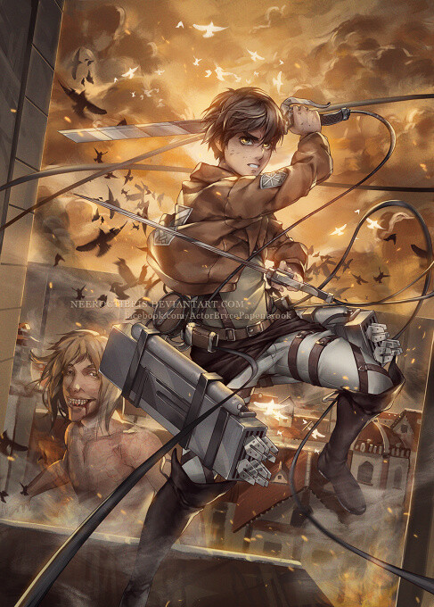 6 Illustrations of Eren Yeager to Tide You Through Till Season 2 [Creator Showcase] 4