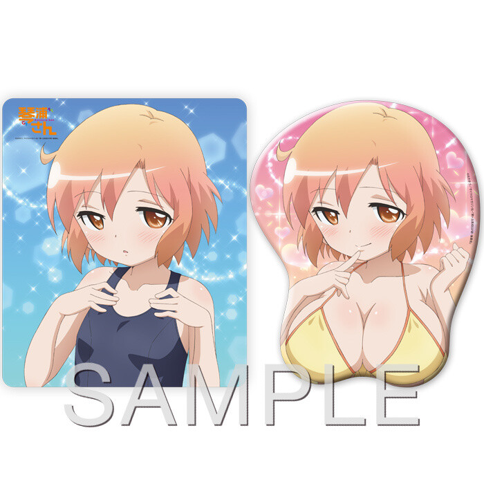 Oppai Mousepads of Kotoura Haruka from “Kotoura-san” to Release! 0