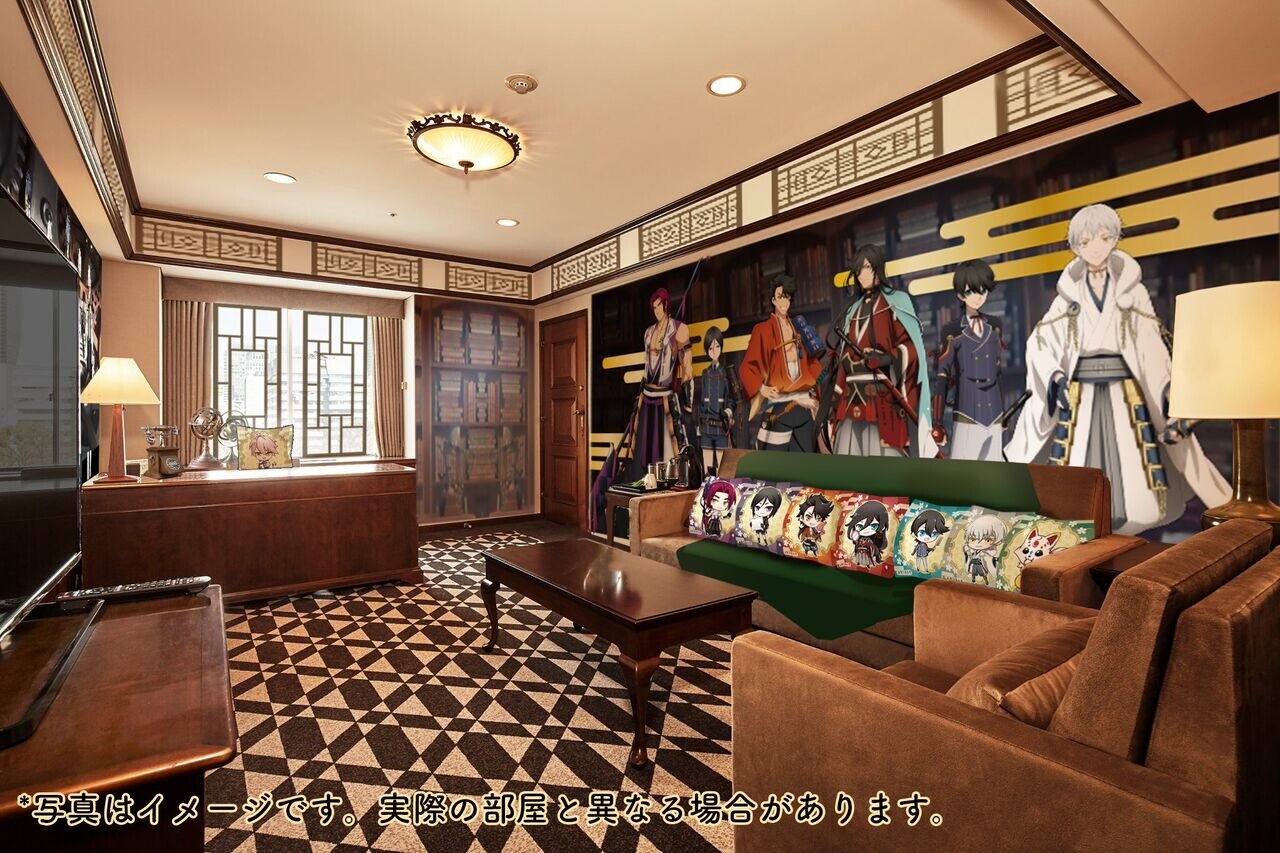 Sleep Protected by Touken Danshi in a Collab Hotel Room! 2