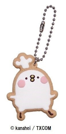 Kanahei no Shoudoubutsu Pisuke & Rabbit Cookie Keychain 8
