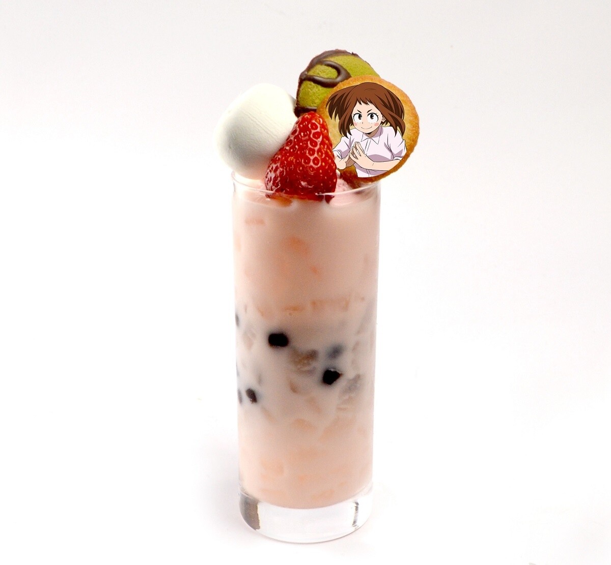 Midoriya Izuku’s Mini Menchikatsudon & Green Salad Tea Soba - 960 yen 1