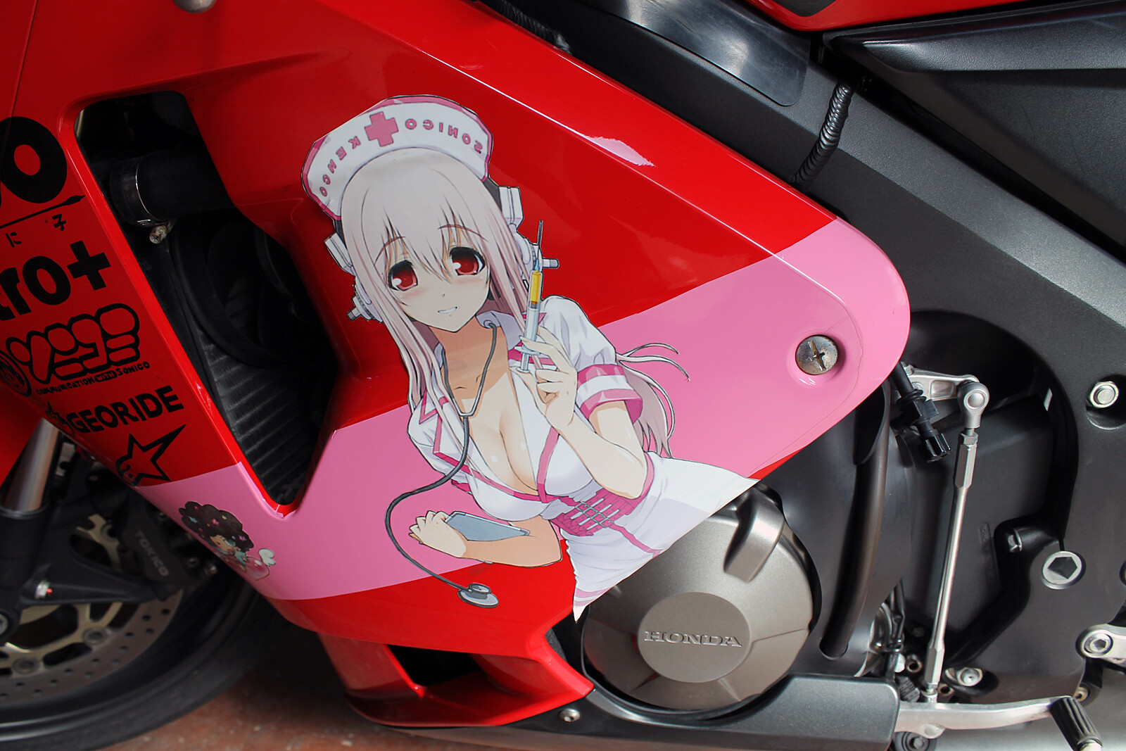 The well-known Super Sonico bike even made an appearance. 2