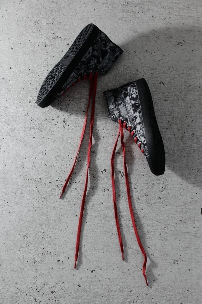 Release Confirmed for Limited Sneakers that Show Collage of Famous Scenes from Manga *Neon Genesis Evangelion* 1