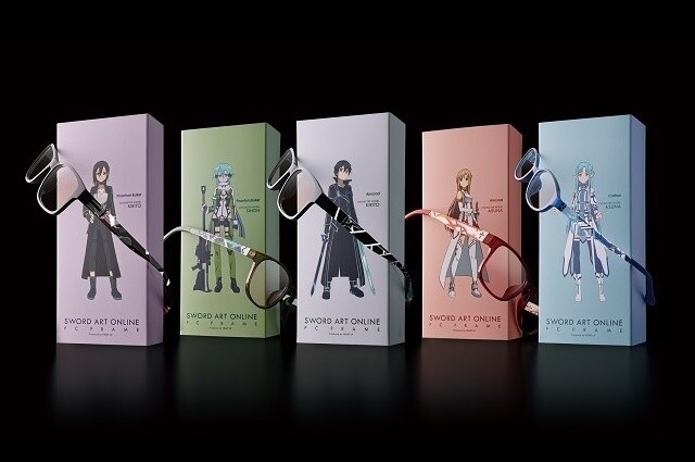 Stylish Glasses That Represent Sao Characters Product News Tokyo Otaku Mode Tom Shop Figures Merch From Japan