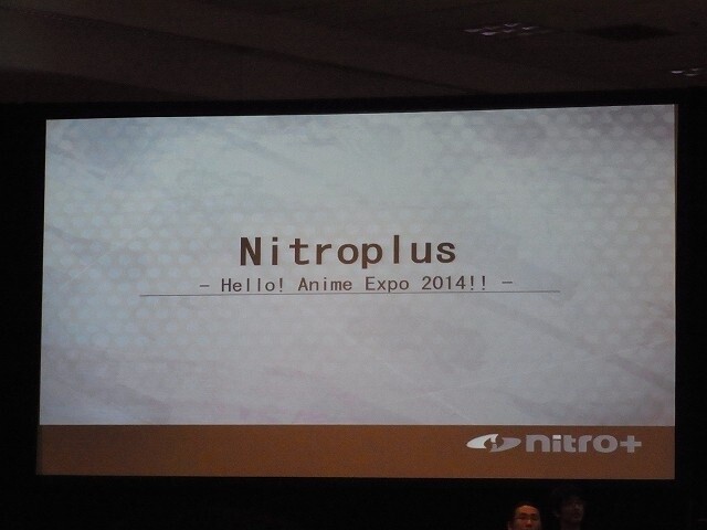 Nitroplus discussion panel at Anime Expo 2014. 0