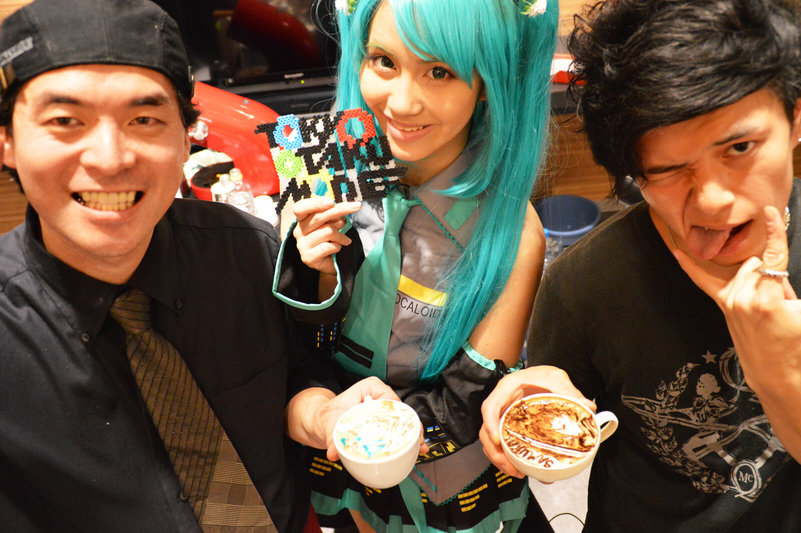 Lastly, a photo of the trio including Komori.  28