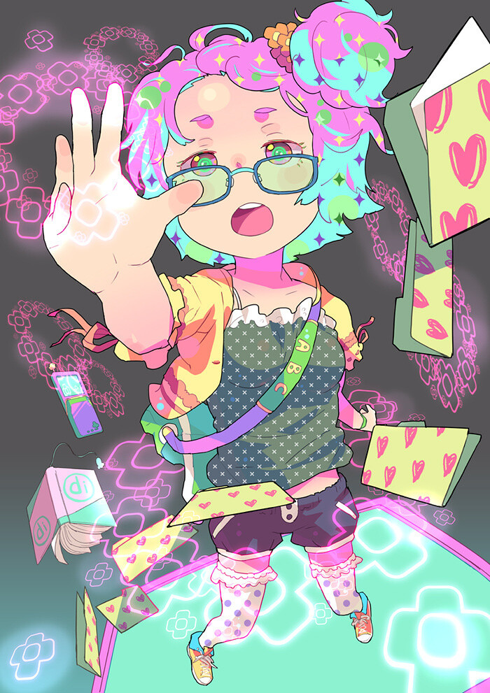 I thought that becoming an illustrator would be very difficult, and I realized that I had built up a wall around the idea. 1