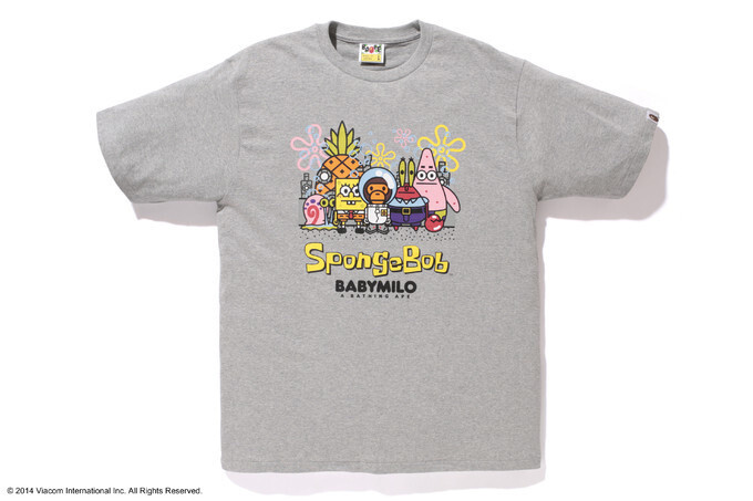 BAPE and SpongeBob Reunite. T-Shirts, iPhone Cases and More 6