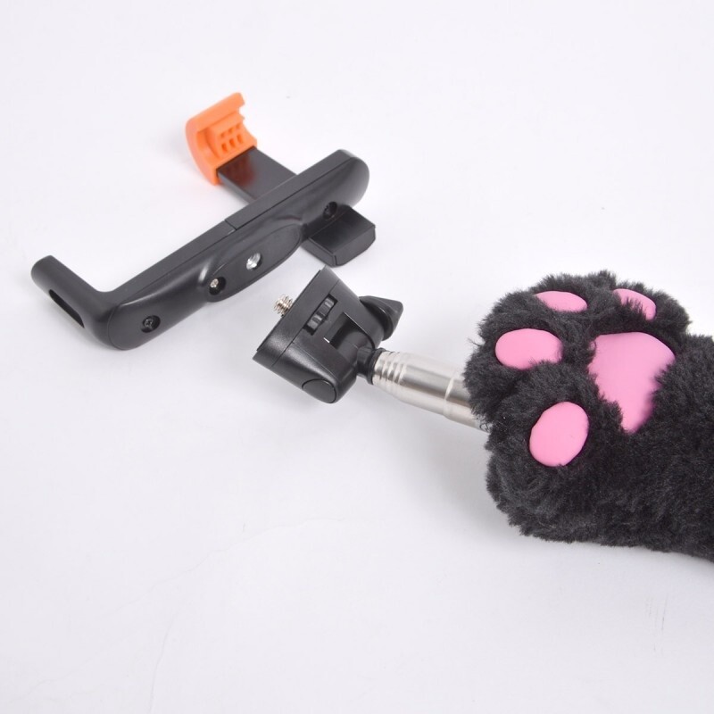 Press the Paw to Snap a Cute Photo with These New Fluffy Paw Selfie Sticks! 3