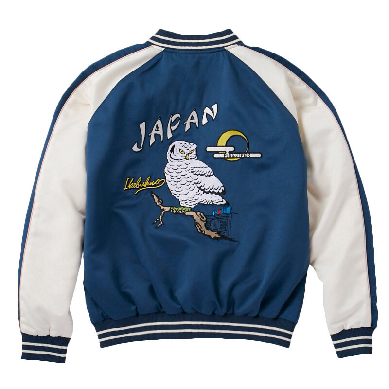Regional Sukajan Jacket: Ikebukuro (Reverse) - Owl 1