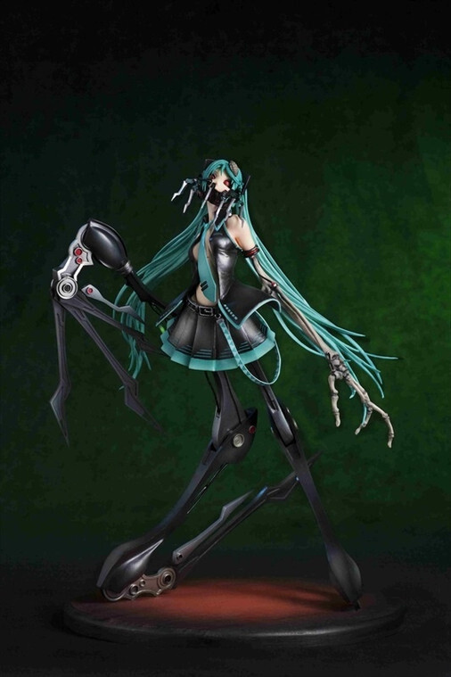 This H” Series Calne Ca (Pre-Order) figure is based on an original concept. Showing the exact opposite of her usual cuteness, this Miku looks like she’s been infected with a crazy virus! 5