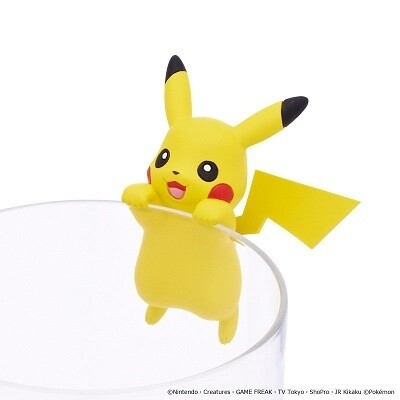 [Español] ¡Tiernas figuras de Pikachu que cuelgan del borde de tu vaso! 0