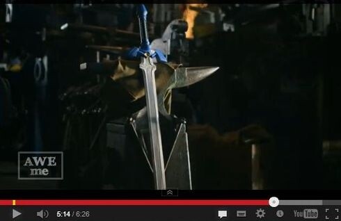 The Master Sword from “The Legend of Zelda” Recreated as a Beautiful, Fully Functional Weapon 2