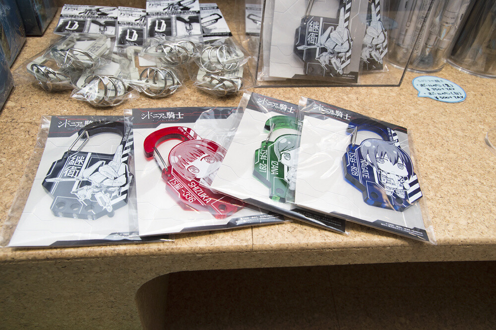 Acrylic carabiners. Size: 57 x 90 mm. 11