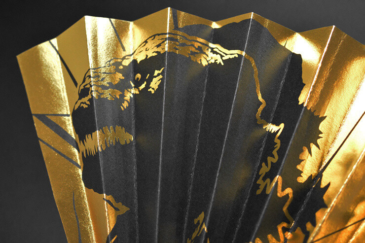 Cross Crowdfunding Launches Godzilla Resurgence Campaign! Orders Open for Gold Leaf Folding Fans & Jacquard Neckties 2