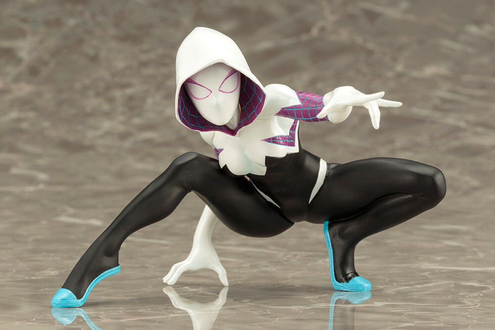 Gwen Stacy Lands in Kotobukiya’s Spider-Man Hall of Fame Figure Series! 0