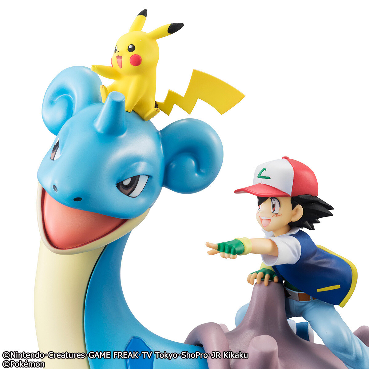 Ash and Pikachu Journey With Lapras in New G.E.M Figure! 1