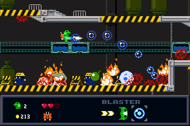 From *Kero Blaster* - Come on, protagonist! You can do it! 5