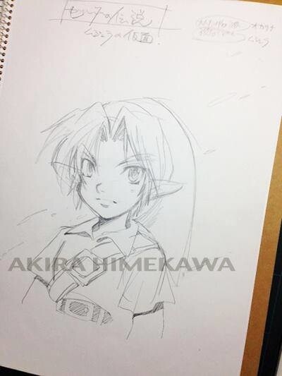 Manga Artist Akira Himekawa Teaches How to Draw Manga with Masterpiece The Legend of Zelda Vol. 2:  Character's Rough Sketch 3