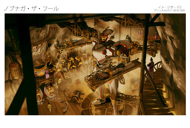 Nobunaga the Fool image board © Shoji Kawamori, Satelight Inc. / ALC / GP / Nobunaga the Fool Production Committee 10