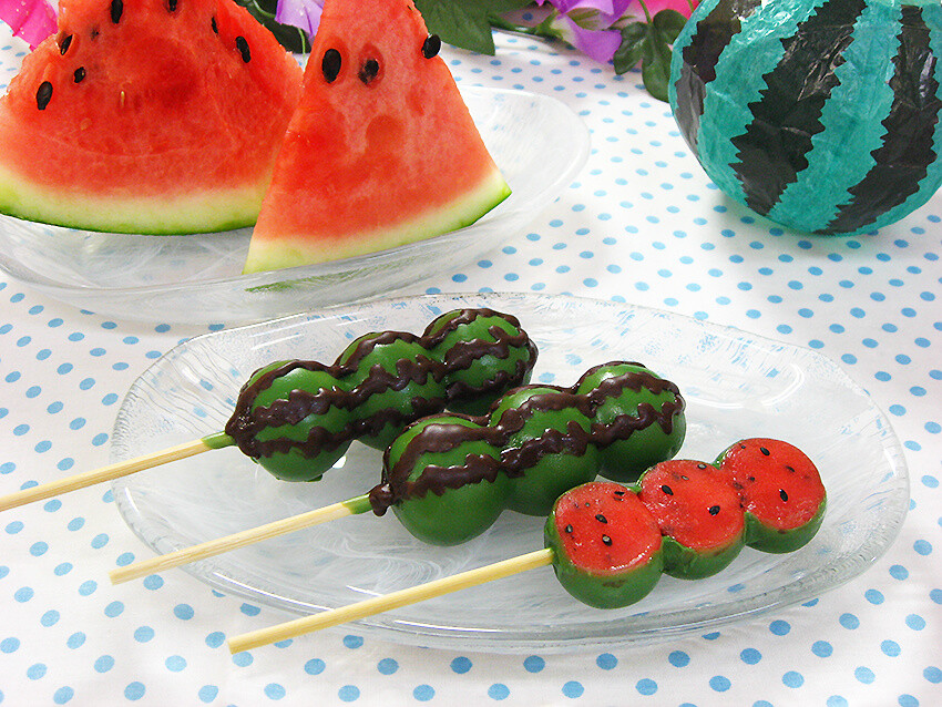 Special, Super Popular Watermelon-like Chocomanto Suika Dango Return for a Limited Time This Summer! 0