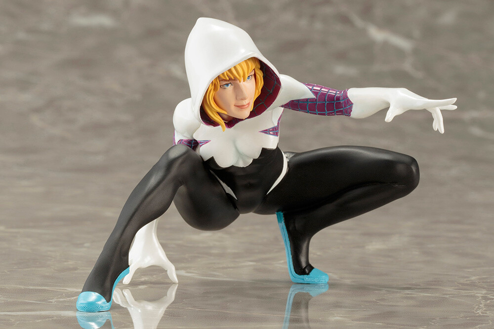 Gwen Stacy Lands in Kotobukiya’s Spider-Man Hall of Fame Figure Series! 6