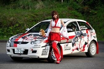 Evangelion and Miku-themed Cars Appear at D1 Grand Prix! 3