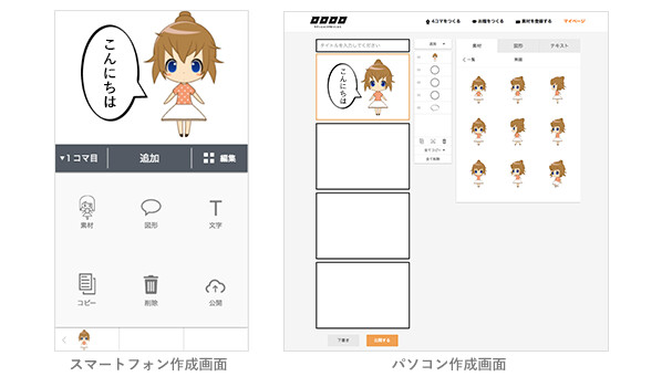 The 4-panel comic creation service, Rorororo 0