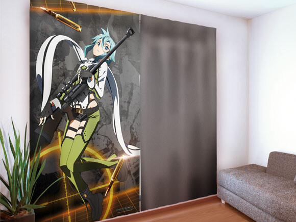Sinon Curtains © 2014 Reki Kawahara / Kadokawa, ASCII Media Works Publishing / SAOII Project 5