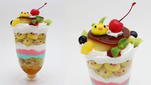 Fluffy Chick Parfait (1,000 JPY) 1