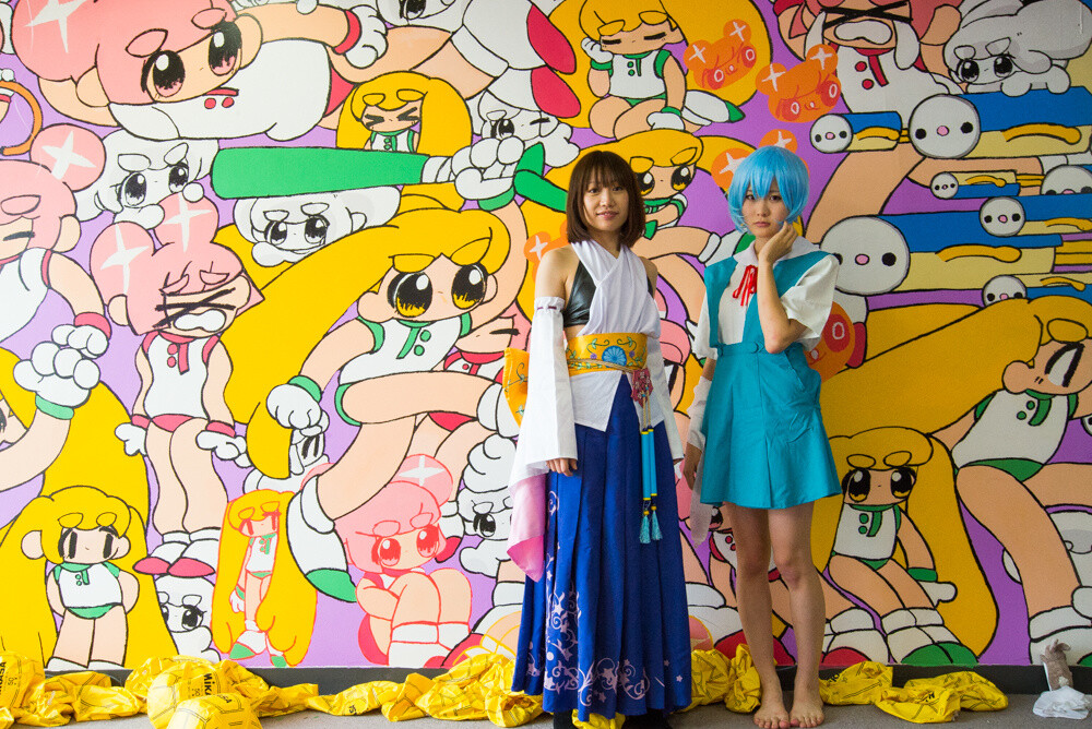 Dilapidated Building Becomes Temporary Museum: #BCTION Creates a World Interweaving Street Art and Cosplay 5