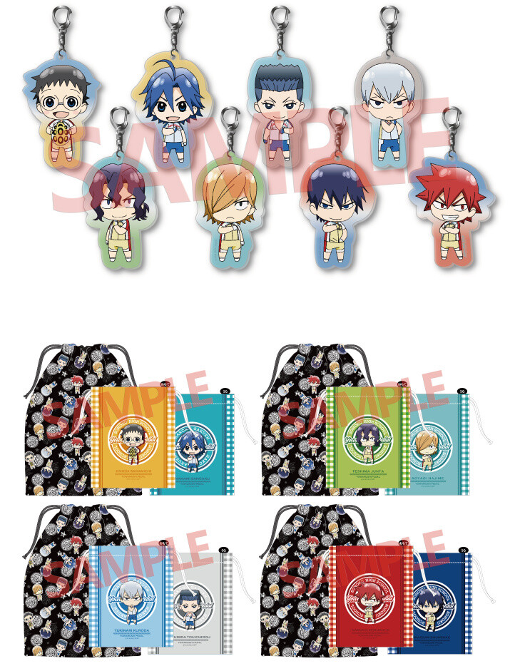 *Yowamushi Pedal* Acrylic Keychains & Pouches 2