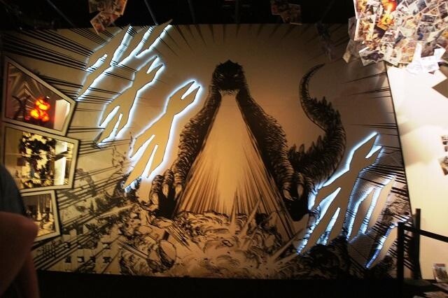 Manga Godzilla. The attraction become even more amazing after that. Unforunately, no more pictures were allowed.  15