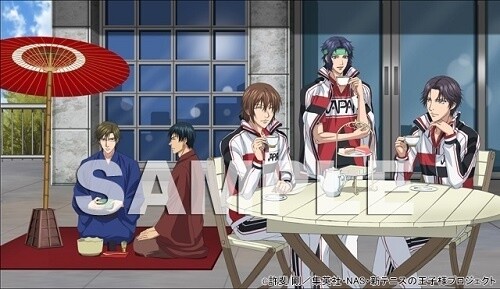 “Warm Drinks (Shusuke Fuji)” © Takeshi Konomi / Shueisha Inc., NAS, The New Prince of Tennis Project 1