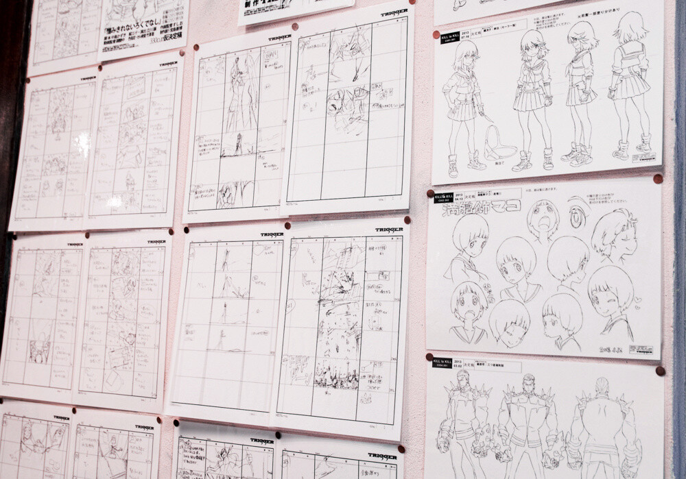 Precious storyboard and character settings are also on display, so guests can experience how the anime was made. 3