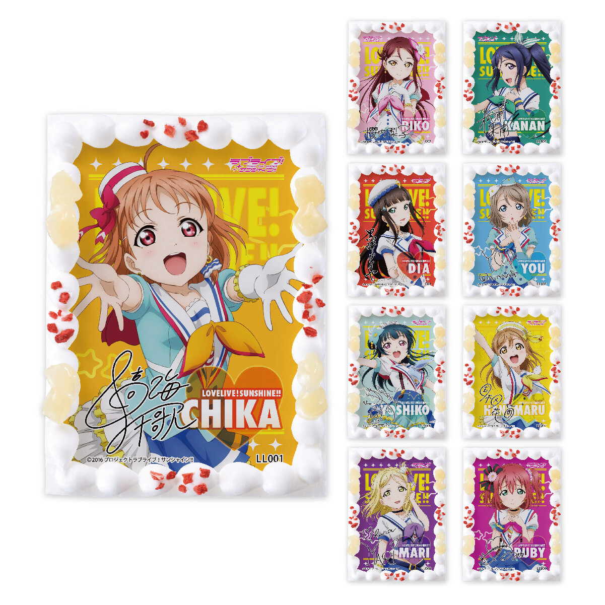 Fill Yourself with the Love of Aqours Members for Christmas or Birthdays with Love Live! Sunshine!! Charadeco Print Cakes! 2