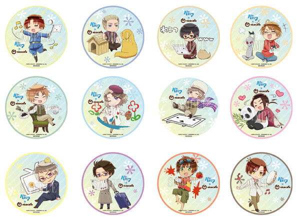 Additional Hetalia Cafe Character Visuals & Menu Revealed! 6