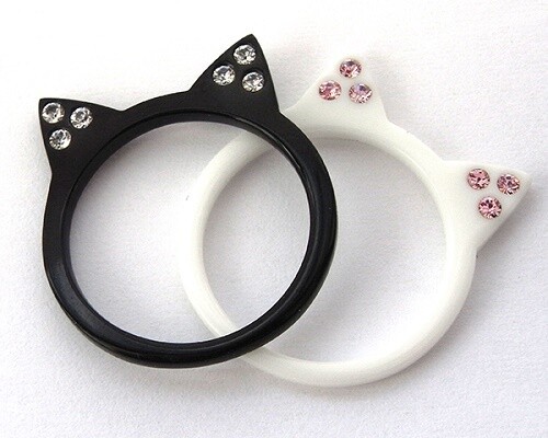 18K and Platinum?! Cute and Gorgeous Nekomimi Jewelry: Mimi Ring Premium 1