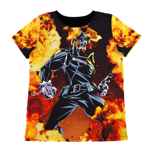Inferno Cop x galaxxxy “Flame” T-shirt 2