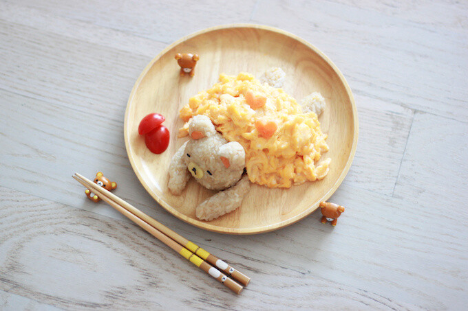 [Healthy Food for the Geeky Soul] Perfect Scrambled Eggs with Rilakkuma 6